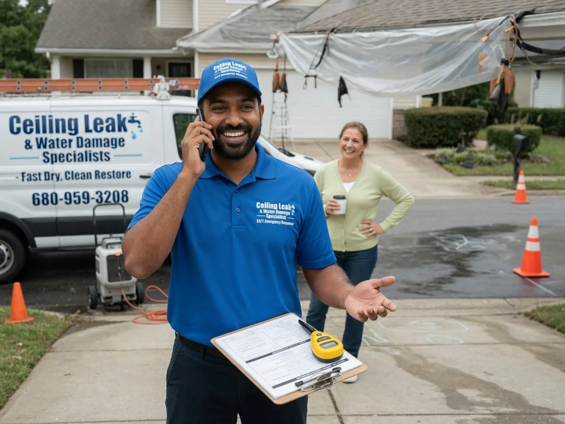 Ceiling Leak Cleanup Harrogate, TN FAQs